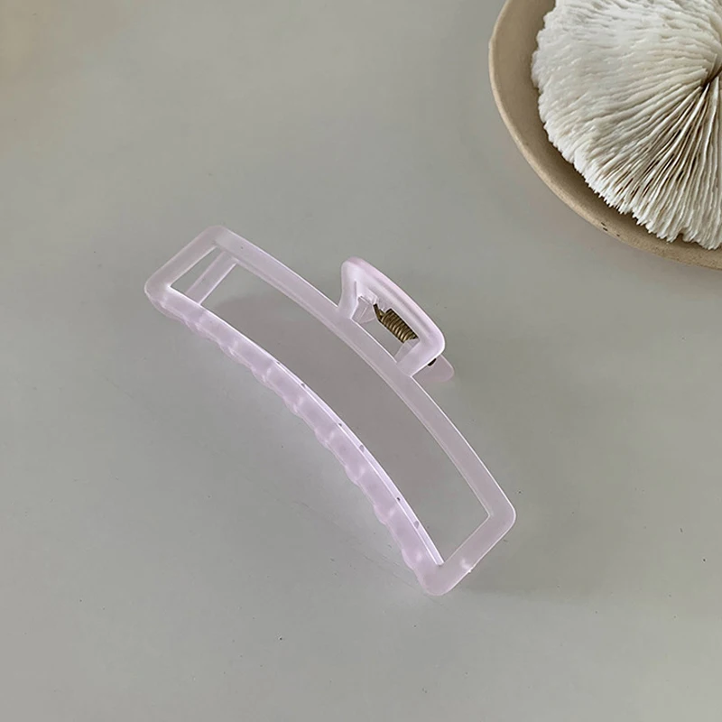 Женские крупные заколки для волос прямоугольные заколки-крабы из акриловой