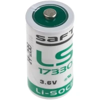 saft ls17330 3 6v 23a disposable non rechargeable plc battery cell for detector gas alarm special lithium batteries ls 17330