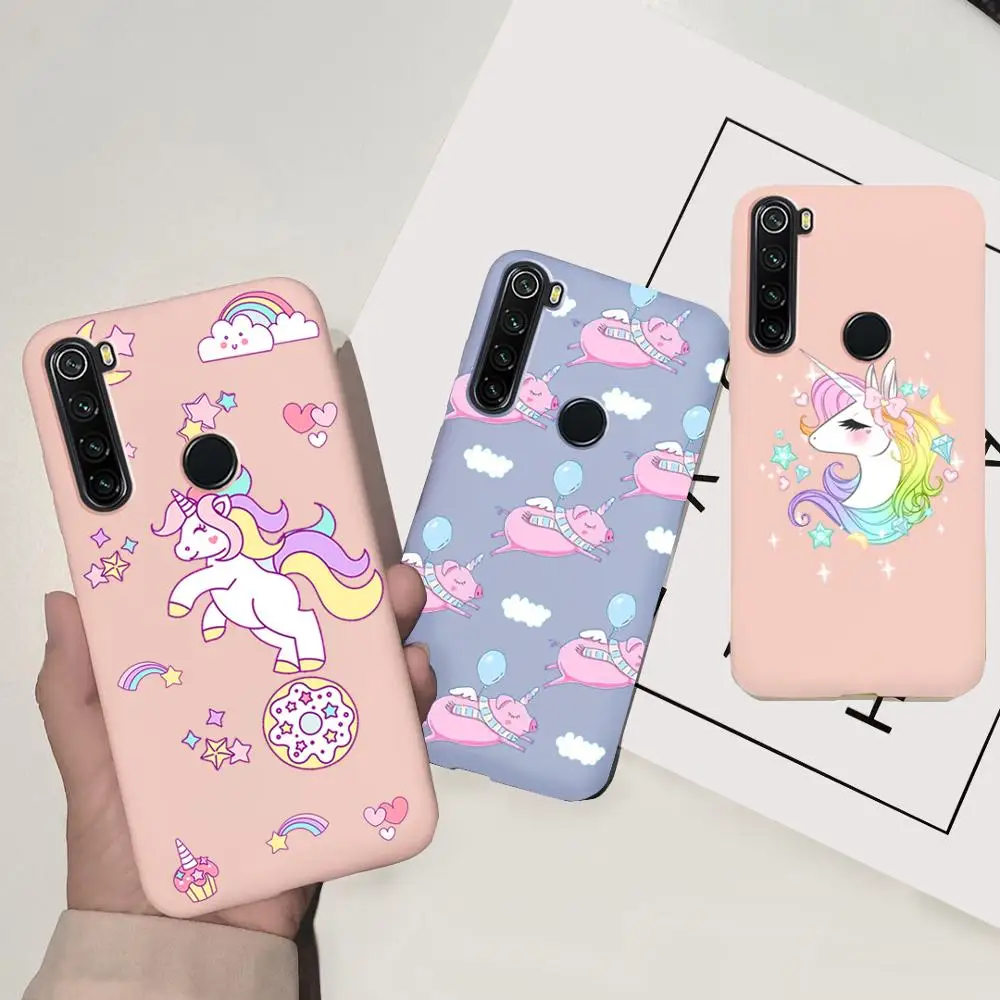 Чехол-накладка для Xiaomi Redmi Note 8T 8 9s 9 Pro Max 8A 7 7A 6A 6 5A 5 Plus 4A силиконовый с рисунком