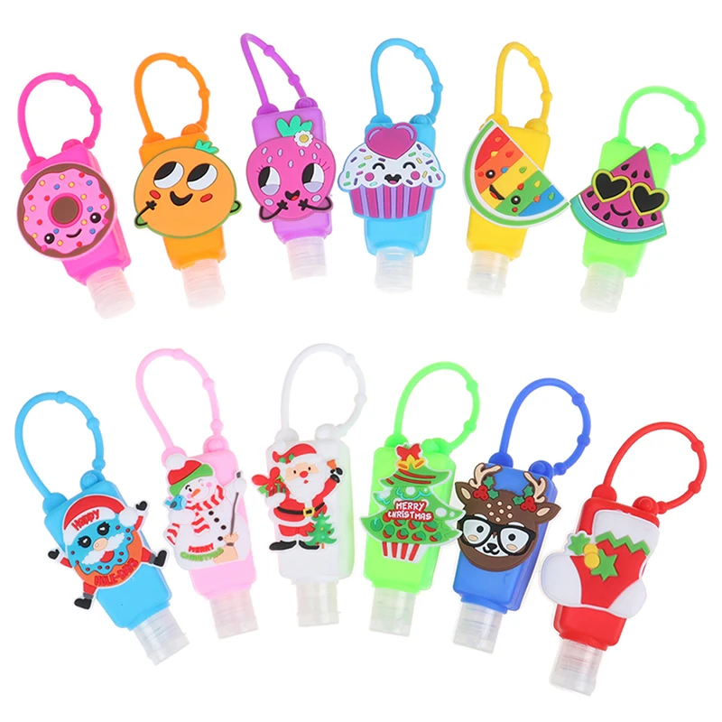 

Cartoon Silicone Bath Baby Shower Hand Sanitizer Bottle Antibacterial Holder