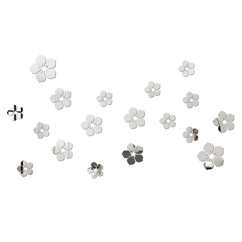 Акриловые зеркальные настенные 3d-наклейки креативные изысканные наклейки с