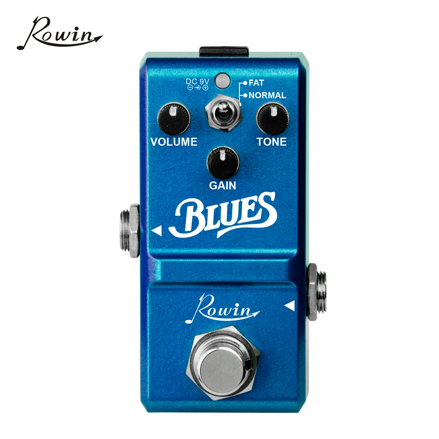 

Rowin LN-321 Blues педаль Широкий диапазон амплитудно-частотная характеристика Blues Стиль Педаль Эффекта овердрайв для гитары