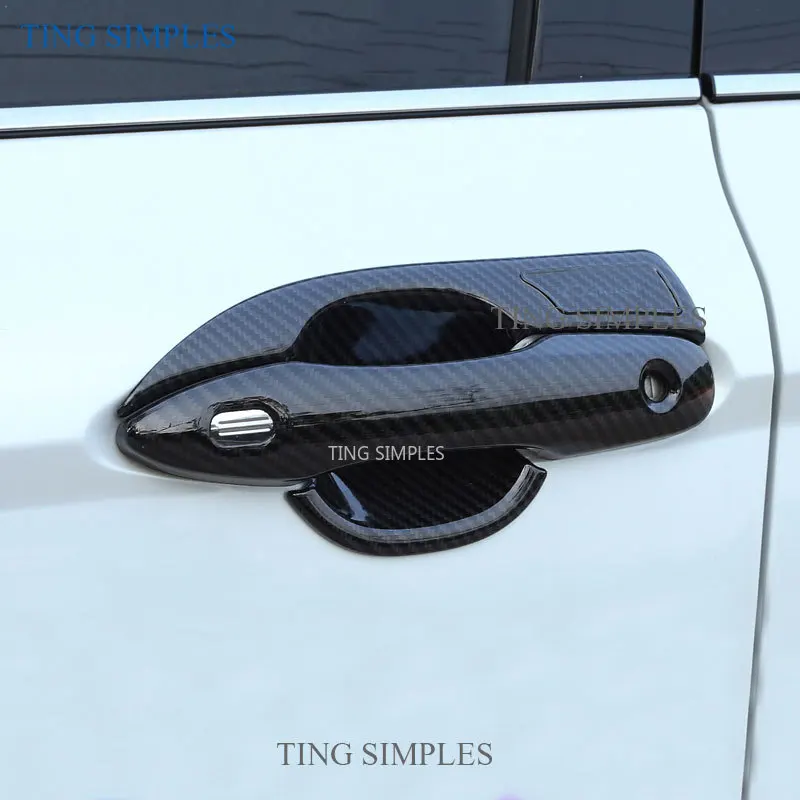 

Car Accessories For Toyota Prius Phv 50 XW50 ZVW50 2016 2017 2018 2019 Car Side Door Handle Cover Trim Strip Molding Abs Carbon