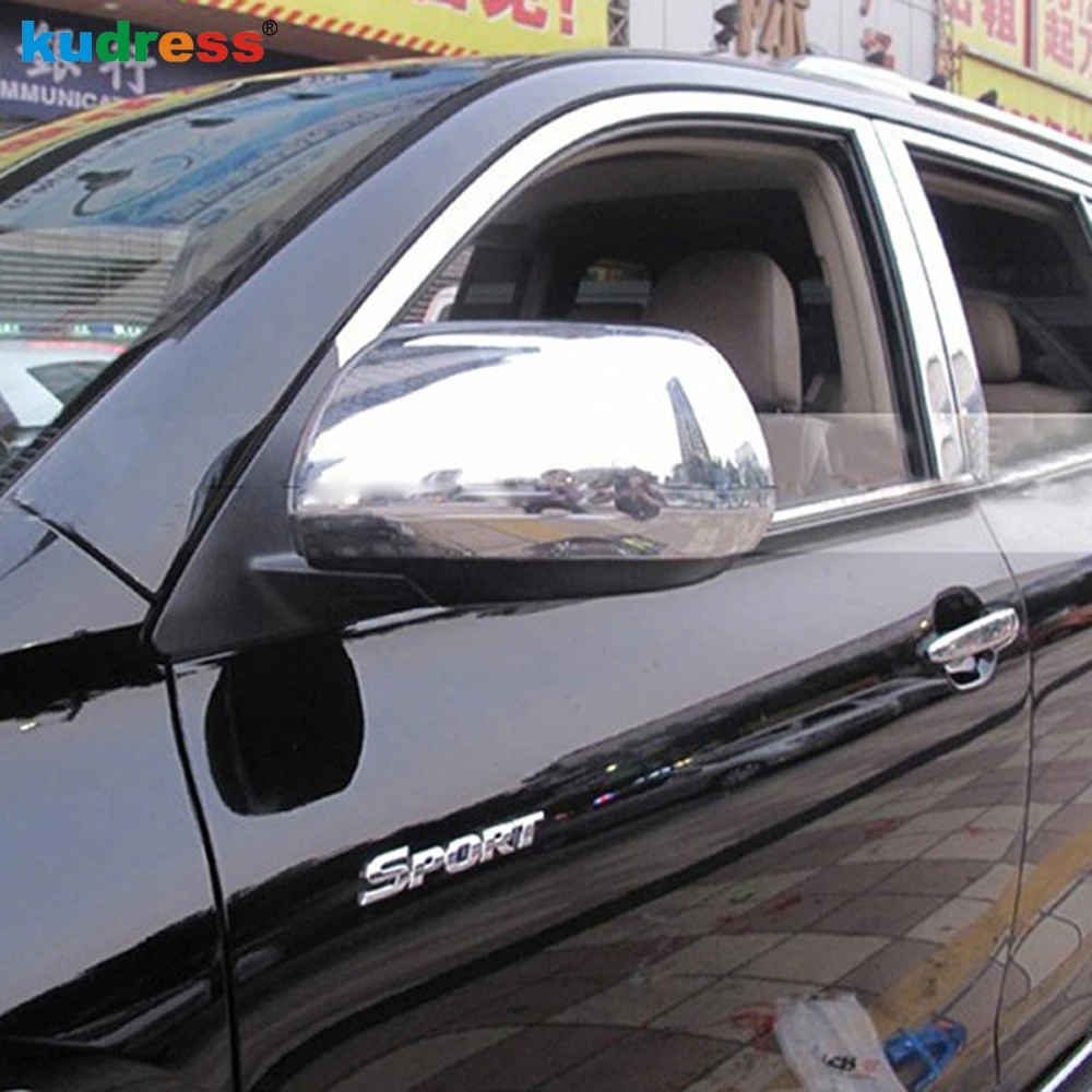 Для Toyota Highlander 2008 2009 2010 2011 2012 2013 Хром Зеркало заднего вида крышка обшивки двери