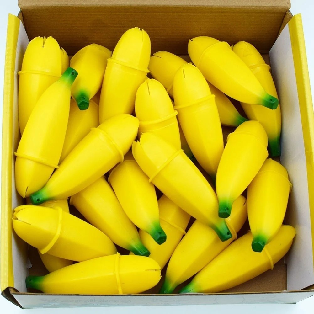 Забавная игрушка банан для розыгрыша медленно восстанавливающие форму бананы с