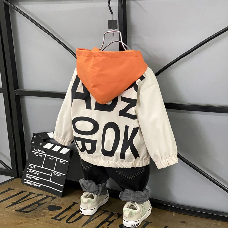 

Baby Boy Clothes Children Windbreaker Jacket Fashion Children's Clothing Spring Autumn with Hood Soft Coat Toddler Boys Jacket