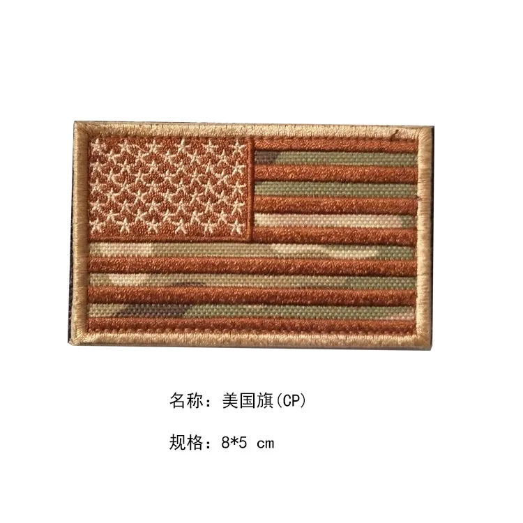 Военно Воздушный Тактический вышитый американский флаг нашивка ткань значок