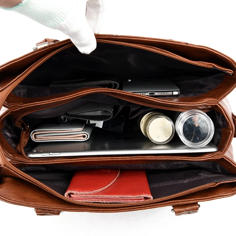 

Women Leather Handbags Square Shoulder Bags Removable shoulder strap Killer bag sac a main large capacitylady Crossbody bags