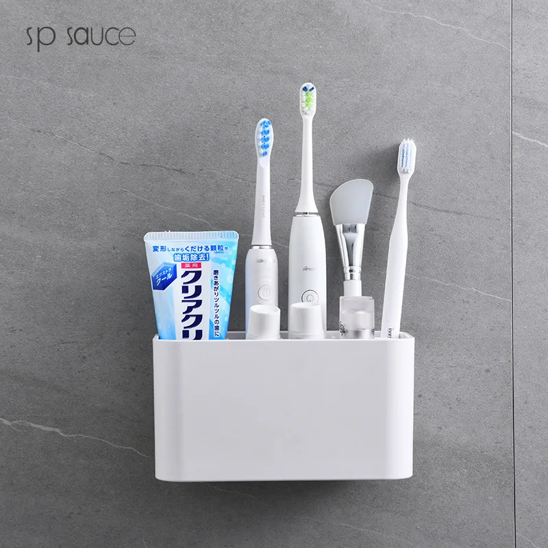 

Japan Toothbrush Toothpaste Holder Case Shaving Makeup Brush Electric Toothbrush Holder Organizer Stand Bathroom Accessories