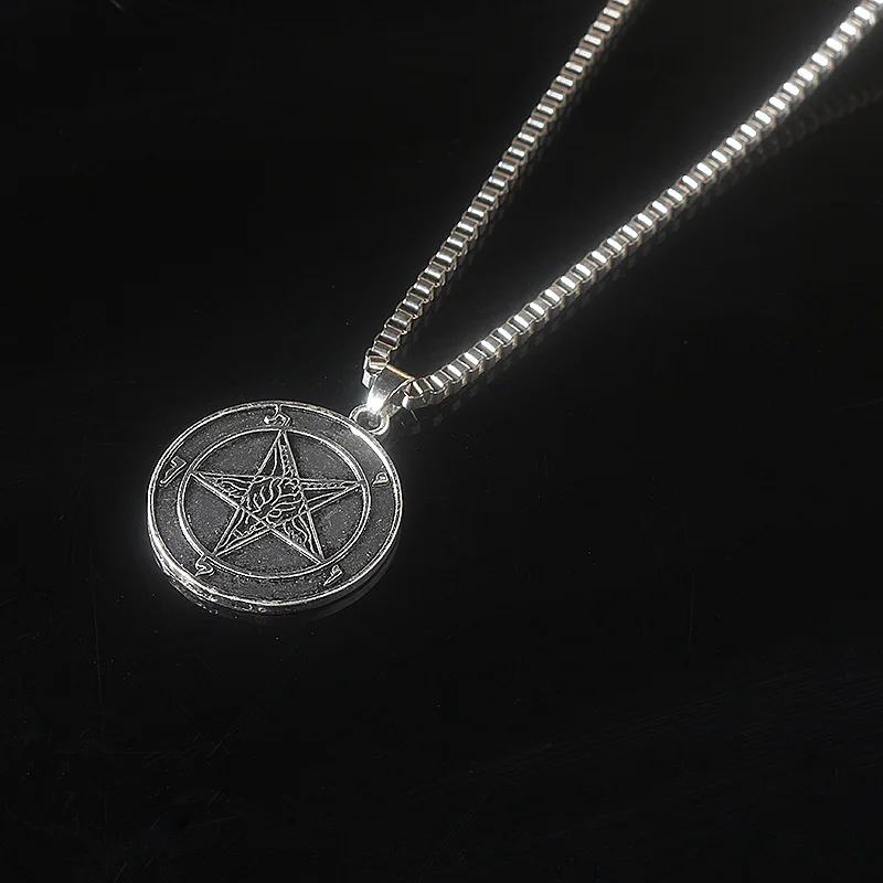 Горячая Распродажа Люцифер пентаграмма амулет коза сатана виккан сатанизм