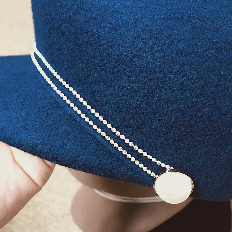 Fibonacci новые шляпы федоры для женщин Фирменная качественная шерстяная фетровая