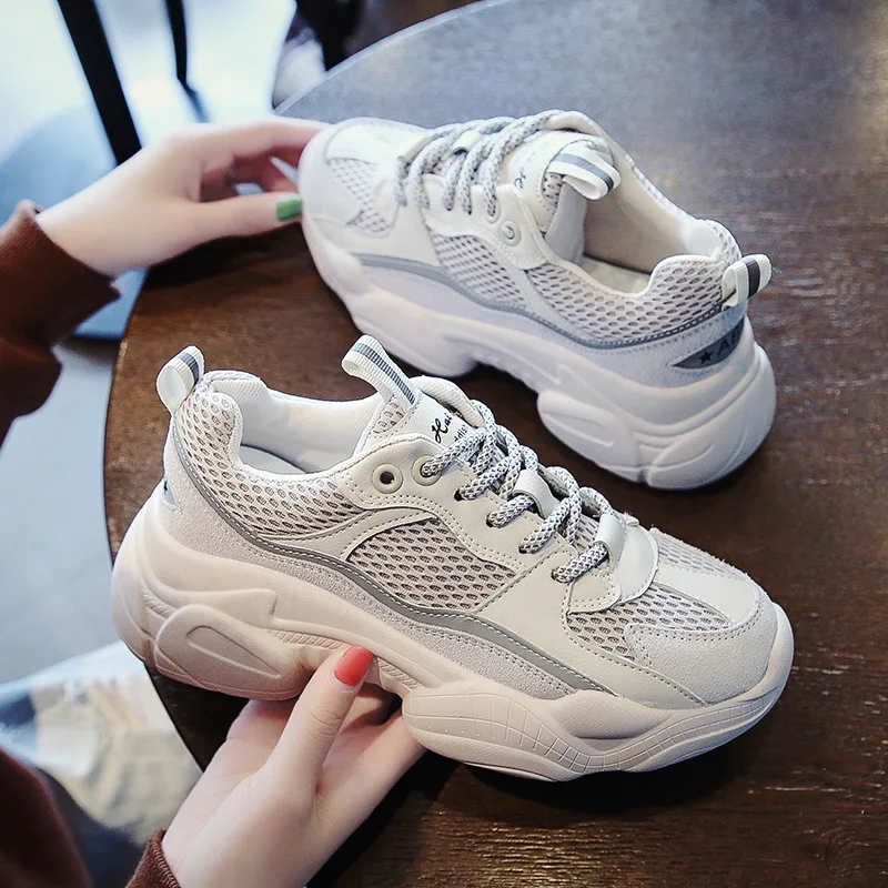 Женская Вулканизированная обувь Светящиеся кроссовки с темной ночной