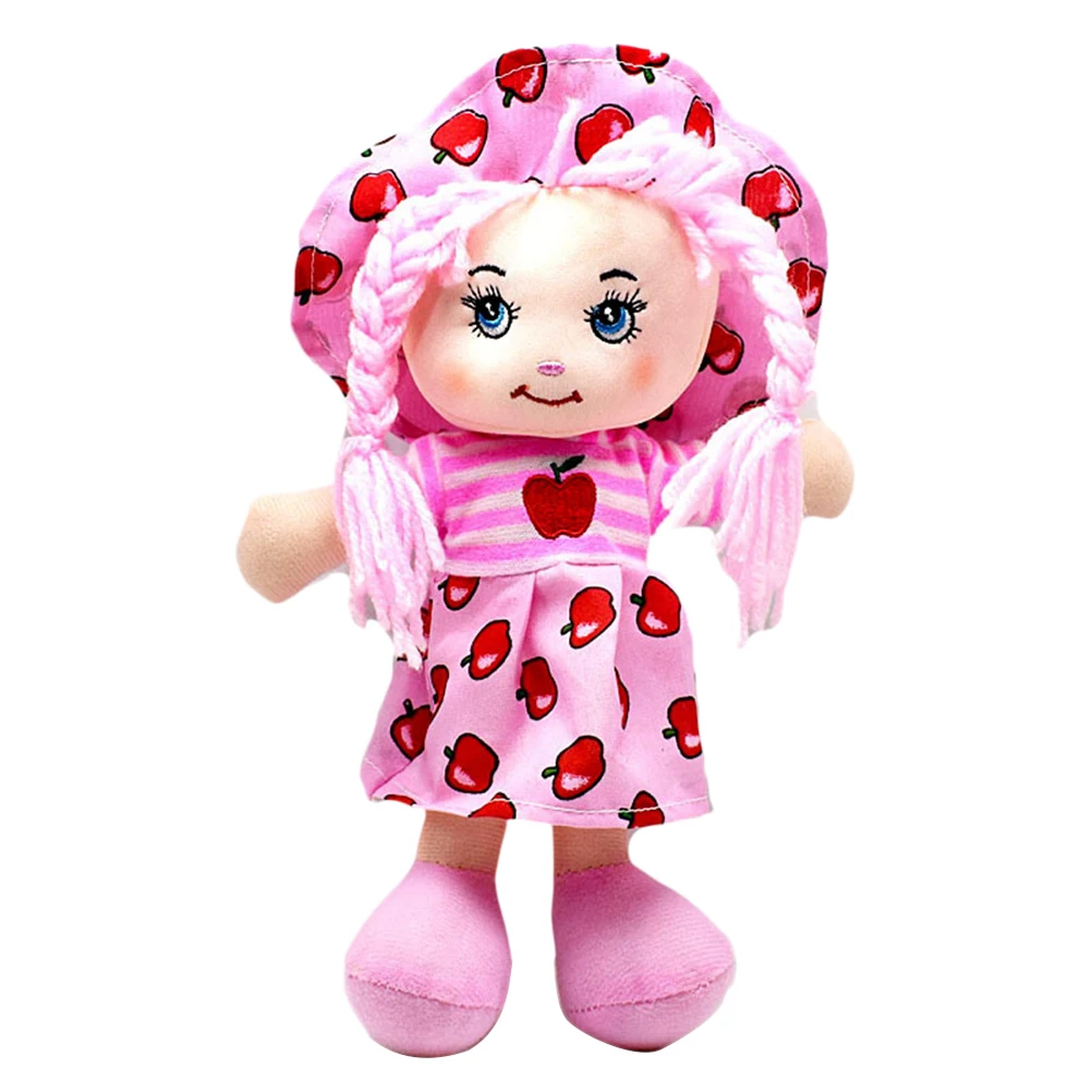 25cm Baby Doll Cartoon Fruit Skirt Hat Rag Soft Cute Cloth Toys For Children Girls Birthday Gift | Игрушки и хобби