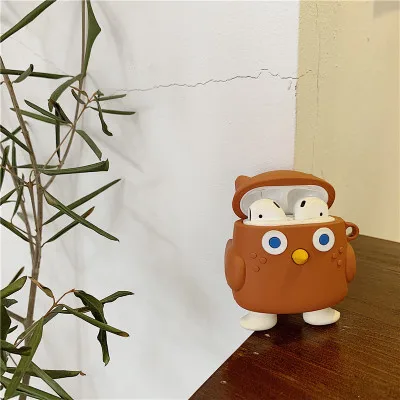 CD-23 Мультфильм Аниме one piece Тони Чоппер брелок корпусы гарнитурные для Apple Airpods 2 силиконовый защитный чехол Чехлы Брелок - Цвет: CD-23