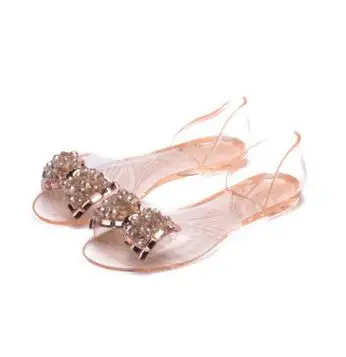 753 г. летние прозрачные женские сандалии Новое поступление 2017 удобная женская