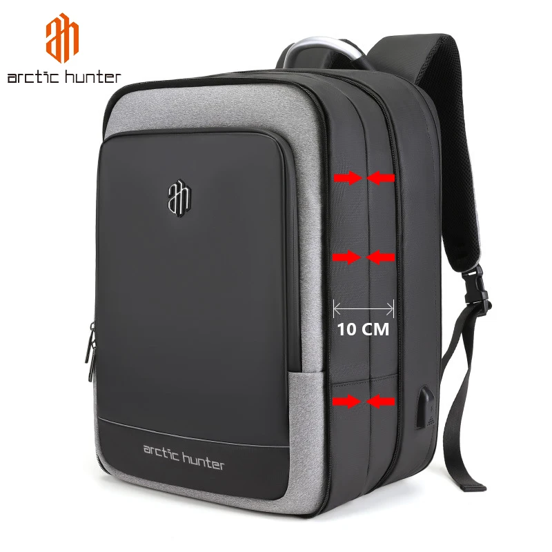 40L большой емкости мужские s расширяемые рюкзаки usb зарядка Мужские 17 дюймов сумки для ноутбука Водонепроницаемый Бизнес Путешествия Mochila для мужчин