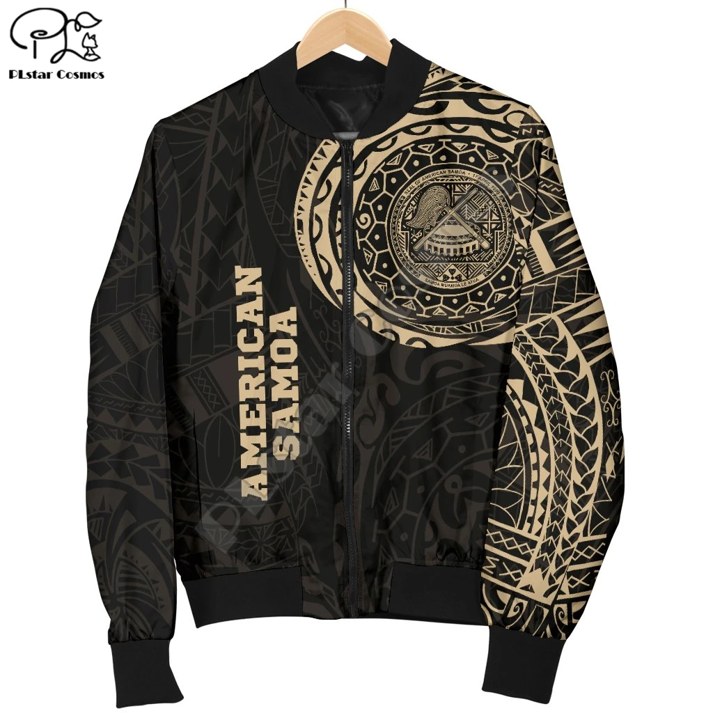 

PLstar Cosmos American Samoa Men's Bomber Jacket 3D Printed New Fashion Hip-Hop Sportswear Unisex Casual Windbreaker Style-4