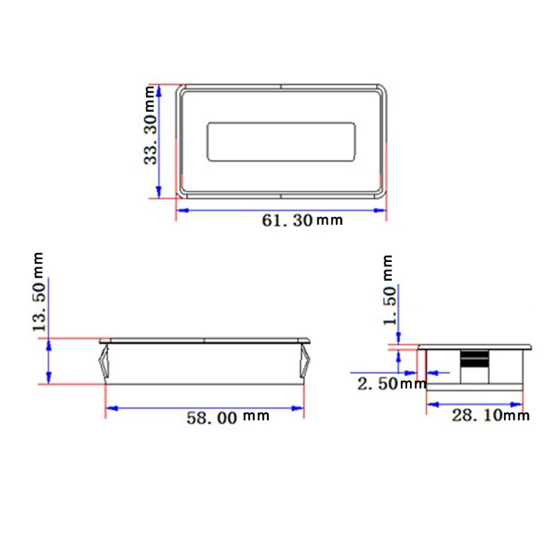 YYSD 8-70V LCD Acid Lead Lithium Battery Capacity Indicator Voltmeter Voltage Tester | Инструменты