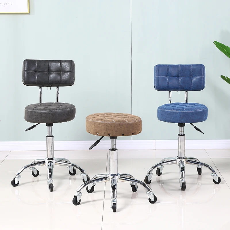

Hairdressing Master Worker Stool Skilled Worker Round Stool Hairdressing Shop Tool Vehicle Hairdressing Cart Hairdressing Shop