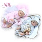 Кукла новорожденная силиконовая виниловая, 40 см, 16 дюймов