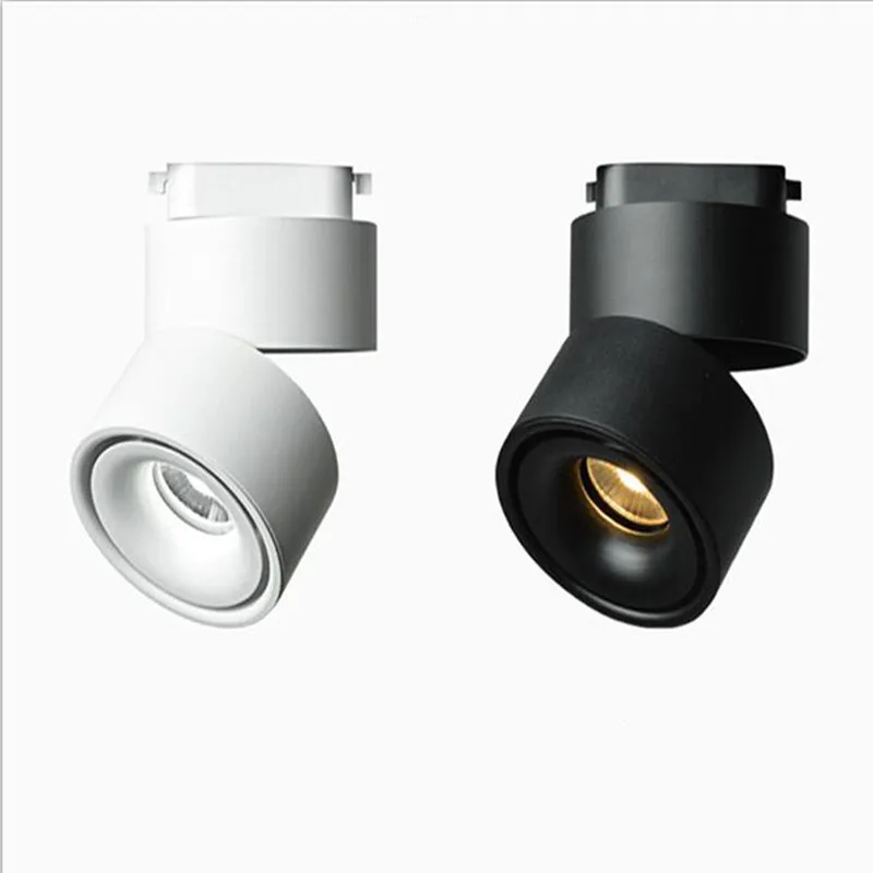 15 Вт 12 10 7 рельсовый трек светильник с регулируемой яркостью светодиодный