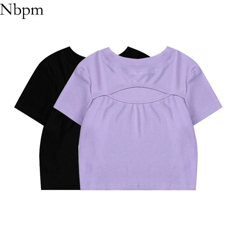 

Nbpm Spring Summer 2021 Korean Fashion Cute Short Sleeve Tees Basic Top Female Women's T-Shirt Slim O-Neck Woman Clothing tshirt