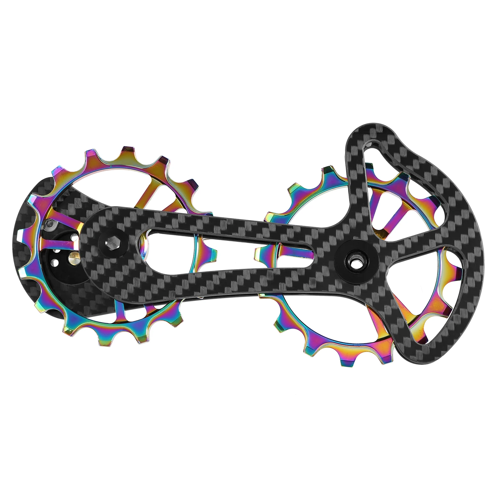 

16T Bicycle Bike Ceramic Bearing Jockey Pulley Wheel Set Carbon Fiber CNC Rear Derailleurs Guide for Shimano Ultegra/DURA ACE