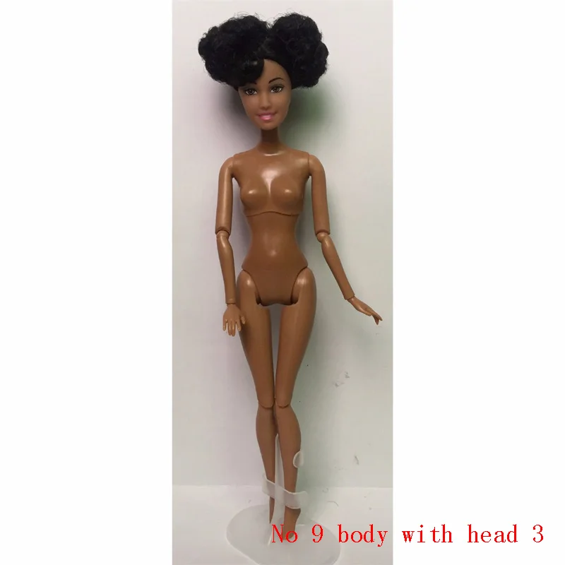 No 9 body with head3 29 см кукла обнаженное тело суставы обнаженное туловище для куклы 11,12, 16 шарнирная Подвижная кукла тело для 1/6 Кукла тело для девочек игрушки - Цвет: No 9 body with head3