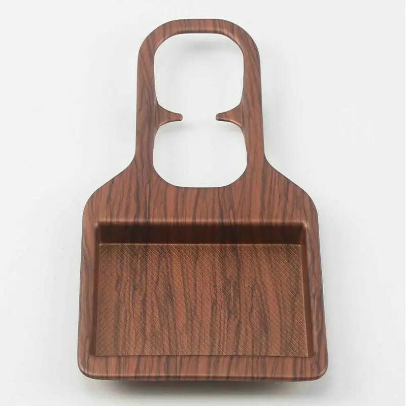 

for Honda CR-V CRV 2017-2019 Wood Grain Rear Water Cup Holder Cover Trim