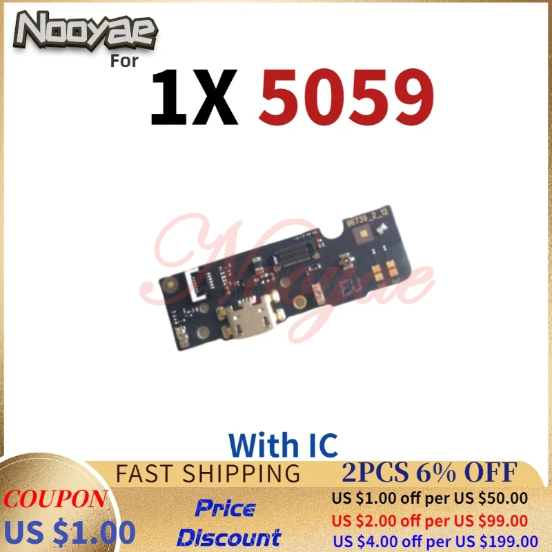 

Гибкий кабель с микрофоном и отслеживанием для Alcatel 1X 5059 5059D 5059A порт для зарядной USB док-станции