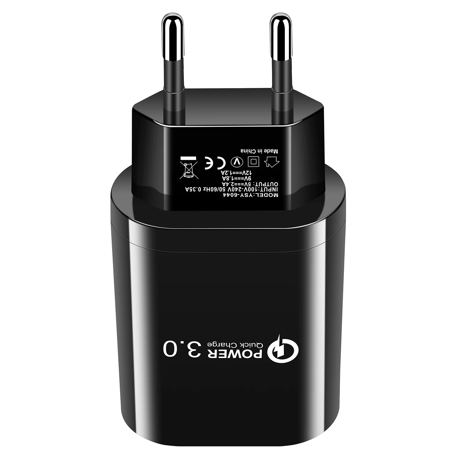 QC 3 0 USB зарядное устройство с одним портом быстрая зарядка мобильный телефон