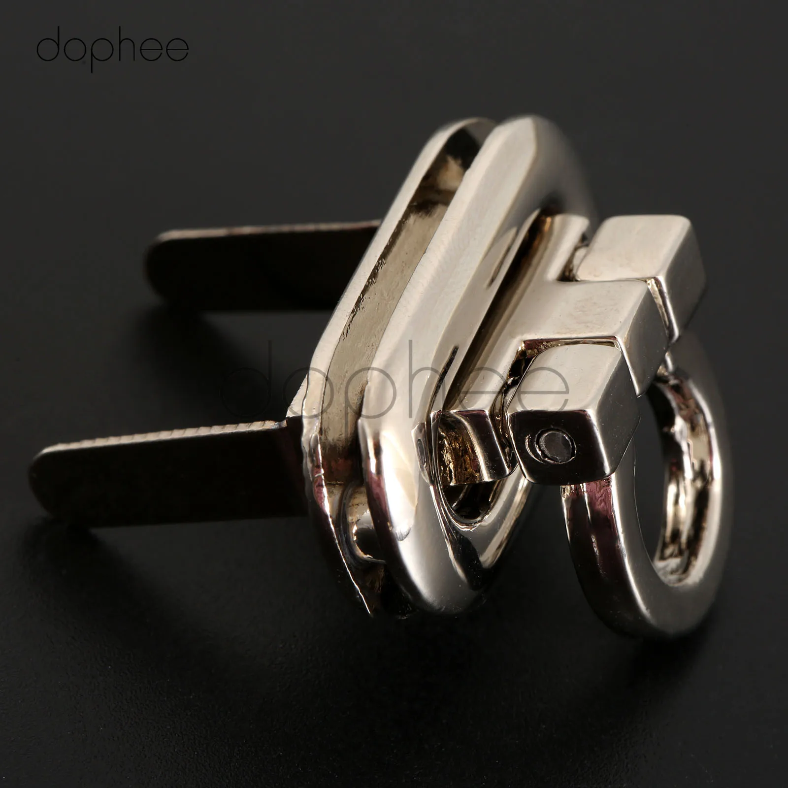 Dophee 1 шт. 30*15 мм Пряжка из сплава для сумки Поворотный замок защелка застежка