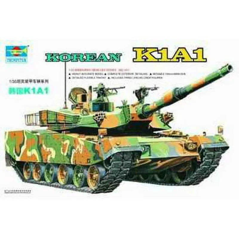 Trumpeter 00331 1/35 K1A1 корейский главный боевой танк модель танка MBT строительный