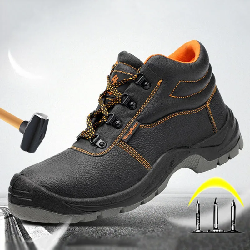 Мужские ботинки рабочая обувь со стальным носком ботильоны мужские зимние