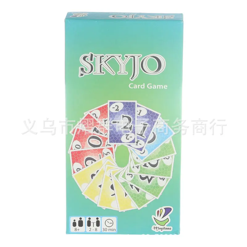 Точка английская версия skyjo карточная игра головоломка настольная