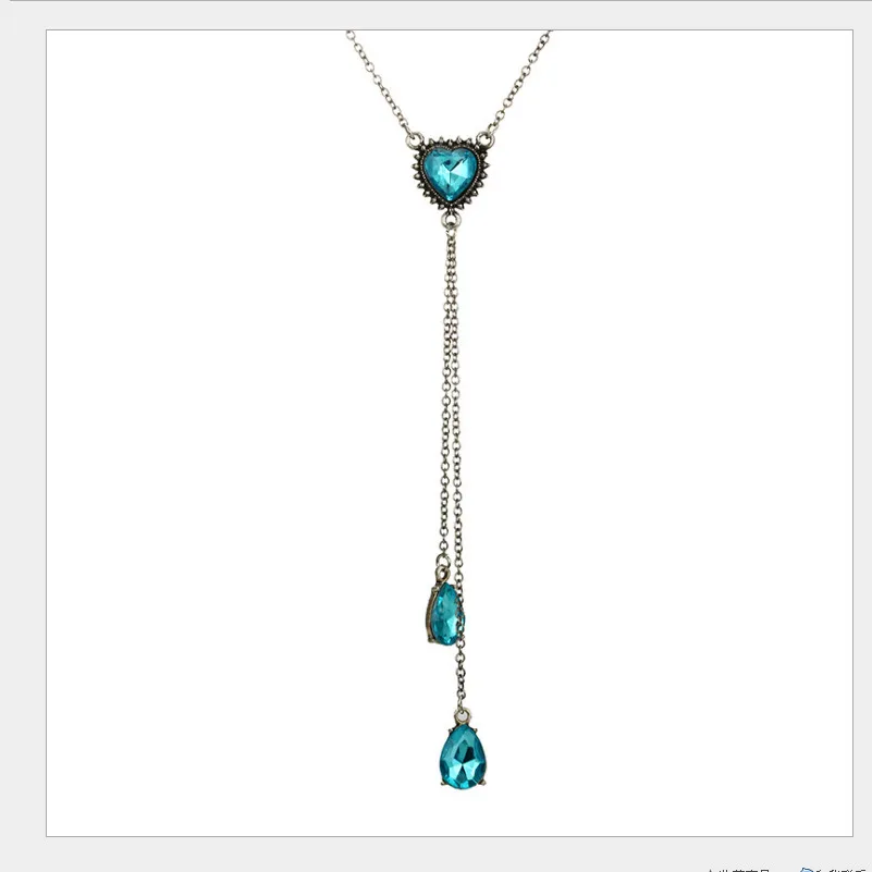 1230 индивидуальный темперамент с кисточкой-сердцем женский воротник ожерелье