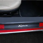 4 шт., порог двери из искусственной кожи из углеродного волокна для Citroen Xsara, порог двери автомобиля, накладка, протектор, автомобильные аксессуары