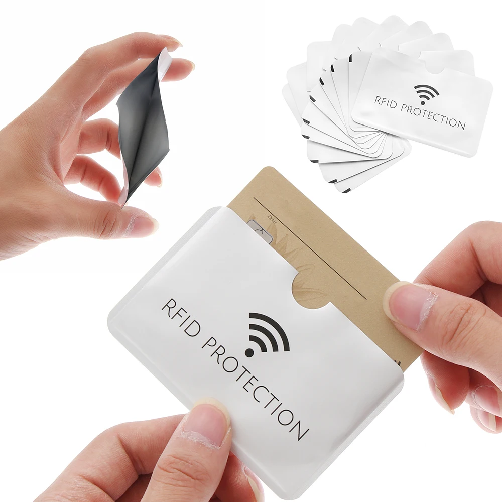 Фото Алюминиевый Чехол-кошелек с защитой от Rfid ID и держатель для карт чехол банковских Алюминиевый Чехол-кошелек с защитой от Rfid ID и держатель для карт чехол банковских
