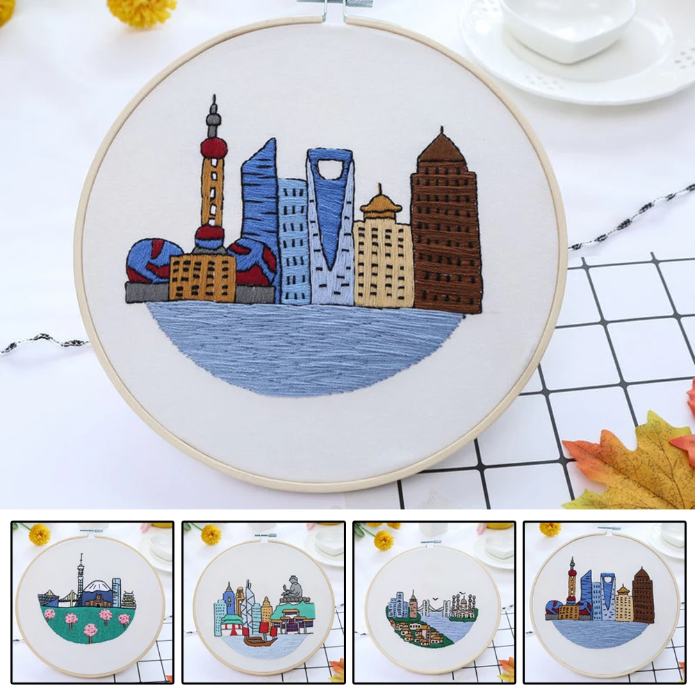 

DIY 3D Embroidery Sit For Beginner Needlework Kit DIY Needlework Kit Cross Stitch Handmade Arts Crafts Sewing Crafts Home Decor