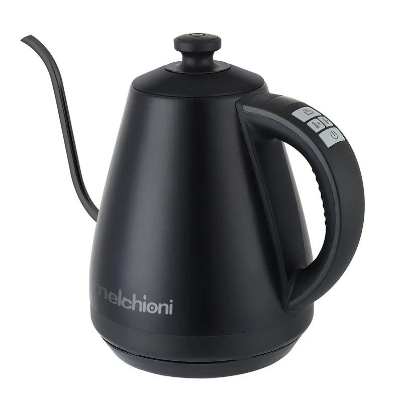 

1L Gooseneck Kettle Electric Kettle Adjustable Temperature Insulation Stainless Steel Drip Coffee Tea EU Teapot