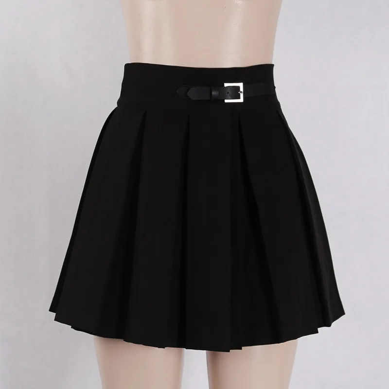 

Ins Summer Orthodox Dark Uniform Pleated Skirt High Waist Jk Skirt Hip Skirt Steampunk Clothing Women Gothic Punk