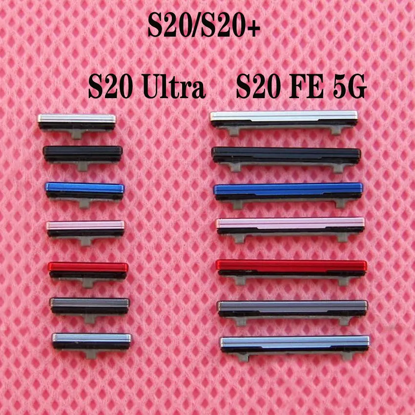 Кнопка регуляции громкости для Samsung Galaxy S20 ультра + FE 5G плюс вкл/выкл ключ с