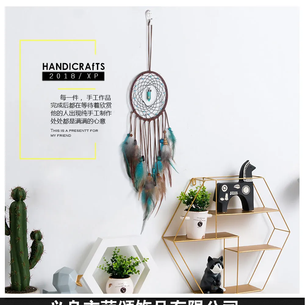 Бирюзовый Ловец снов любовь с первого взгляда красочные огни автомобиль