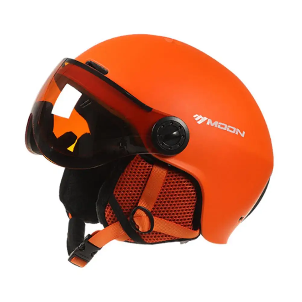 HiMISS лыжный шлем очки козырек мужчины женщины сноуборд снегоход защитный