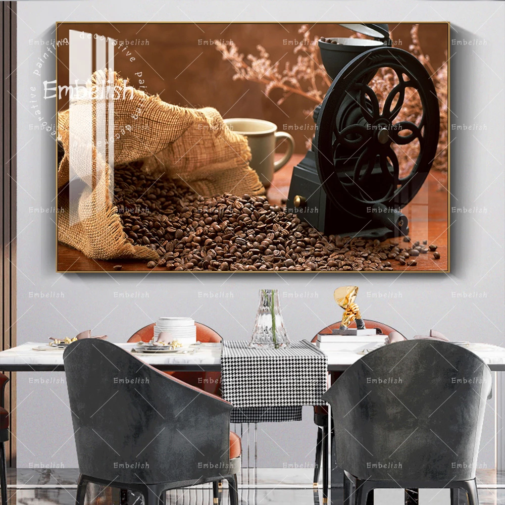 

modern canvas painting wall art print pictures for living room 1 Piece canvas art Coffee Kitchen decoration pictures