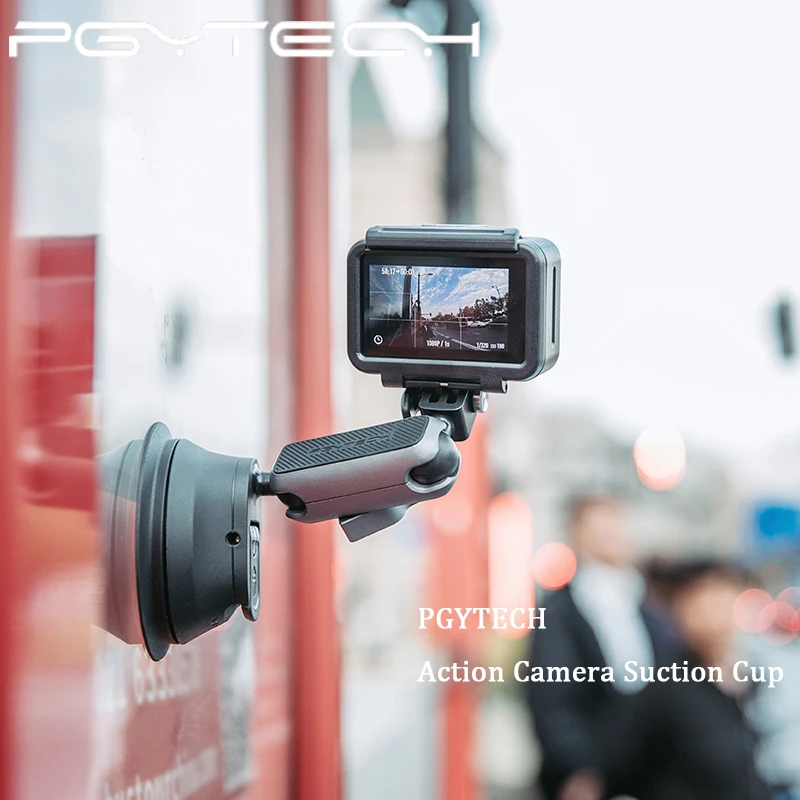 PGYTECH Универсальное крепление Insta360 One R присоска 3 осевой карданный 4K Sucker DJI Osmo
