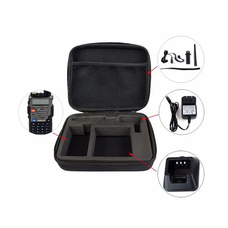 Двухстороннее радио чехол несущих Сумочка для хранения BAOFENG UV-5R BF-888S UV-82 GT-3 UV-B2 UV-9R