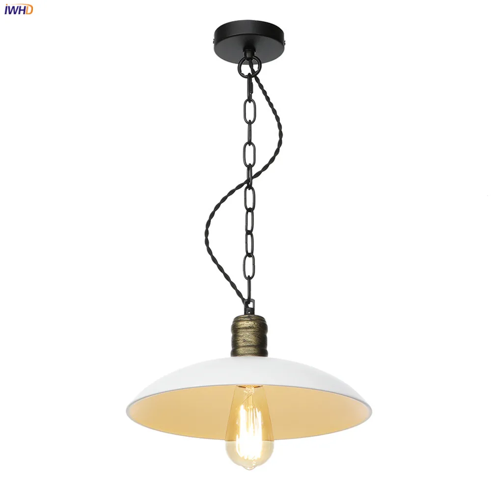 Подвесной светильник IWHD в деревенском стиле светодиодные осветительные приборы