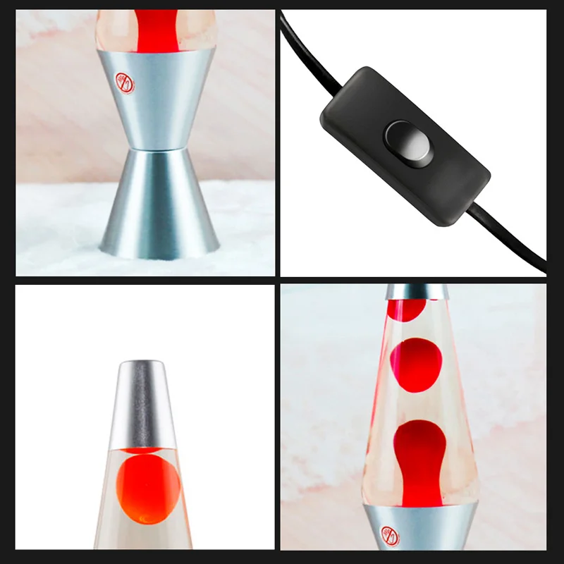 Dozzlor креативный 25 Вт/30 вт ночник лава лампа регулируемое освещение металлическая