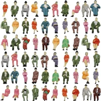 model toy colorful villain 187ho scale model person posture sitting mixed train person station building posture color m9f9